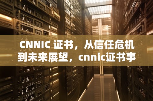 CNNIC 证书，从信任危机到未来展望，cnnic证书事件