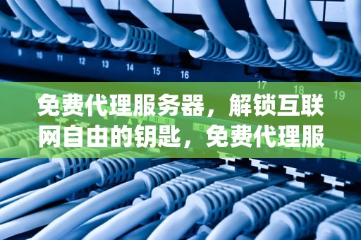 免费代理服务器，解锁互联网自由的钥匙，免费代理服务器ip地址