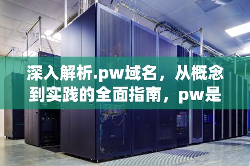 深入解析.pw域名，从概念到实践的全面指南，pw是什么意思?