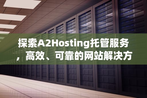 探索A2Hosting托管服务，高效、可靠的网站解决方案，a2hosting速度