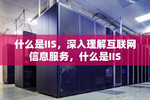 什么是IIS，深入理解互联网信息服务，什么是IIS