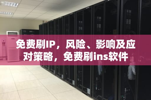 免费刷IP，风险、影响及应对策略，免费刷ins软件