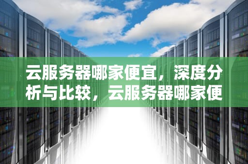云服务器哪家便宜，深度分析与比较，云服务器哪家便宜好用