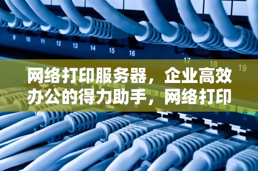 网络打印服务器，企业高效办公的得力助手，网络打印服务器怎么使用教程