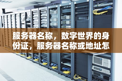 服务器名称，数字世界的身份证，服务器名称或地址怎么填