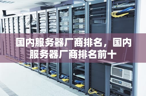 国内服务器厂商排名，国内服务器厂商排名前十