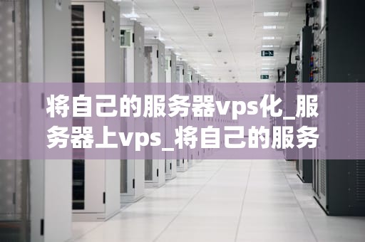 将自己的服务器vps化_服务器上vps_将自己的服务器VPS化