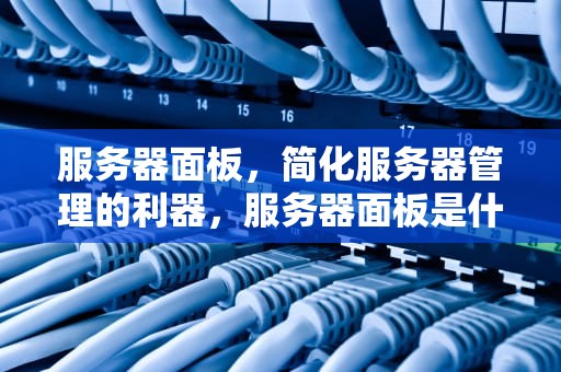 服务器面板，简化服务器管理的利器，服务器面板是什么意思