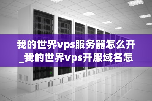 我的世界vps服务器怎么开_我的世界vps开服域名怎么用_我的世界VPS服务器的开设与管理