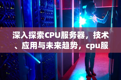 深入探索CPU服务器，技术、应用与未来趋势，cpu服务器租赁