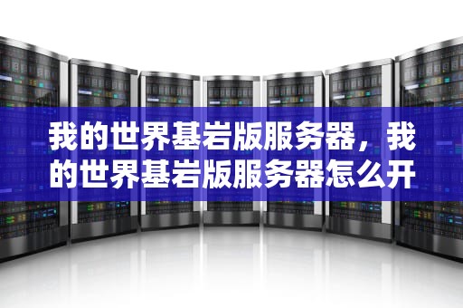 我的世界基岩版服务器，我的世界基岩版服务器怎么开