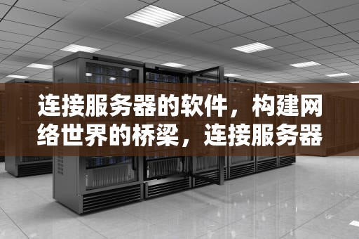 连接服务器的软件，构建网络世界的桥梁，连接服务器的软件有哪些