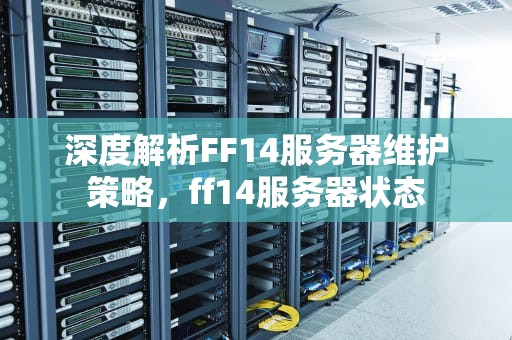 深度解析FF14服务器维护策略，ff14服务器状态
