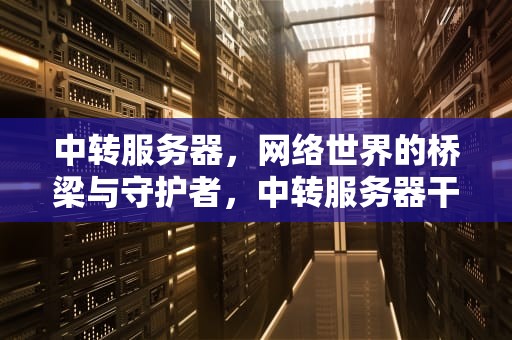 中转服务器，网络世界的桥梁与守护者，中转服务器干什么用的