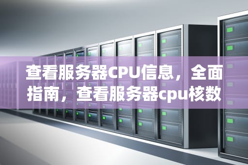查看服务器CPU信息，全面指南，查看服务器cpu核数