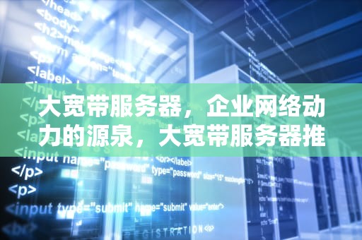 大宽带服务器，企业网络动力的源泉，大宽带服务器推荐