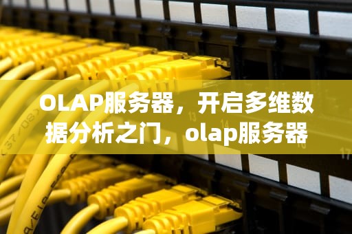 OLAP服务器，开启多维数据分析之门，olap服务器是什么意思