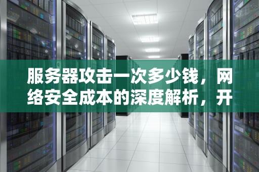 服务器攻击一次多少钱，网络安全成本的深度解析，开个游戏服务器要多少钱
