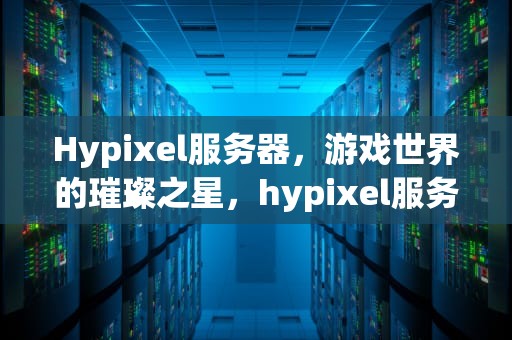 Hypixel服务器，游戏世界的璀璨之星，hypixel服务器地址和端口
