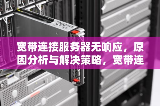 宽带连接服务器无响应，原因分析与解决策略，宽带连接服务器无响应什么意思