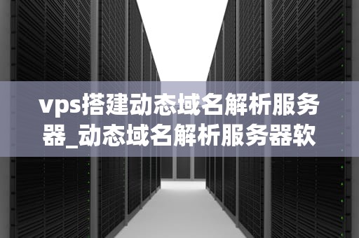 vps搭建动态域名解析服务器_动态域名解析服务器软件_使用VPS搭建动态域名解析服务器