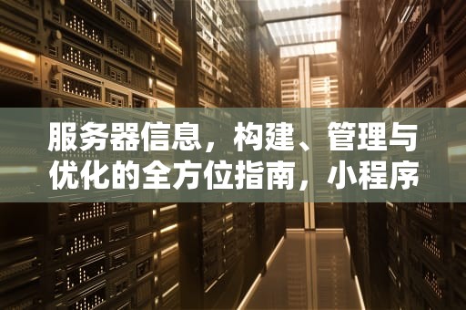 服务器信息，构建、管理与优化的全方位指南，小程序服务器信息