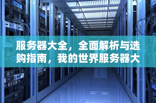 服务器大全，全面解析与选购指南，我的世界服务器大全
