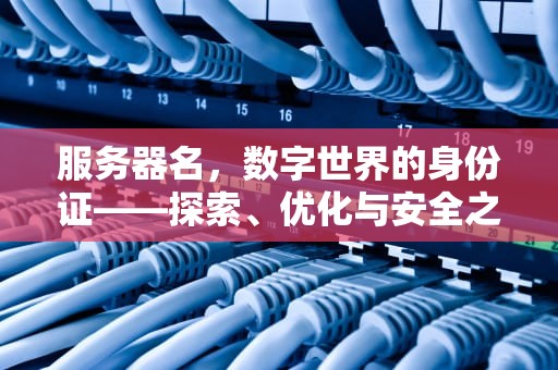 服务器名，数字世界的身份证——探索、优化与安全之道，服务器名称怎么填写
