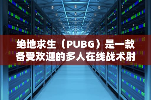 绝地求生（PUBG）是一款备受欢迎的多人在线战术射击游戏，其服务器分布在全球各地，以适应不同地区玩家的需求。以下是关于绝地求生服务器的一些详细分析，绝地求生服务器目前非常繁忙请稍后再试