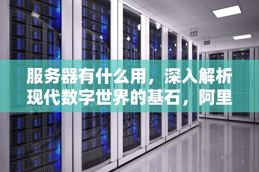 服务器有什么用，深入解析现代数字世界的基石，阿里云服务器有什么用