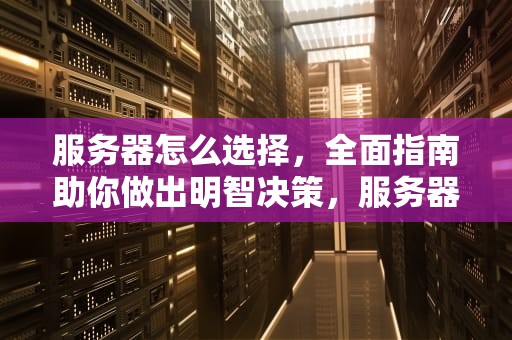 服务器怎么选择，全面指南助你做出明智决策，服务器怎么选择u盘启动