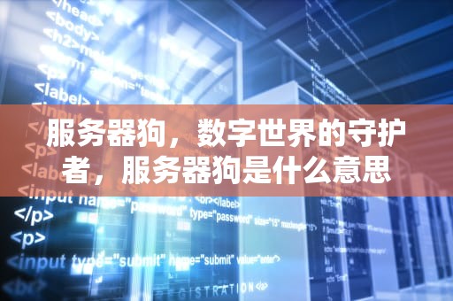 服务器狗，数字世界的守护者，服务器狗是什么意思