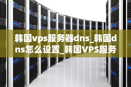 韩国vps服务器dns_韩国dns怎么设置_韩国VPS服务器DNS的深度解析