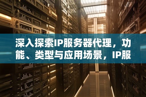 深入探索IP服务器代理，功能、类型与应用场景，IP服务器代理手机