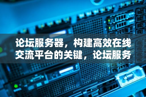论坛服务器，构建高效在线交流平台的关键，论坛服务器托管