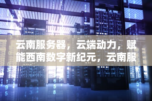 云南服务器，云端动力，赋能西南数字新纪元，云南服务器地址