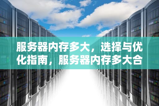 服务器内存多大，选择与优化指南，服务器内存多大合适