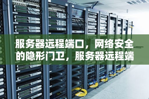 服务器远程端口，网络安全的隐形门卫，服务器远程端口号怎么看