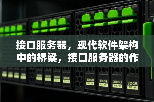接口服务器，现代软件架构中的桥梁，接口服务器的作用