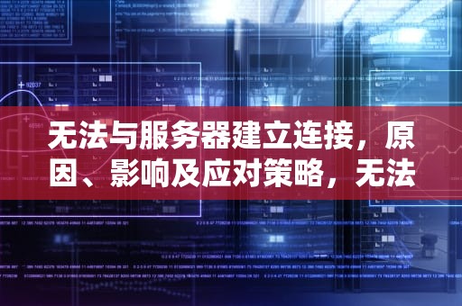 无法与服务器建立连接，原因、影响及应对策略，无法与服务器建立连接怎么解决