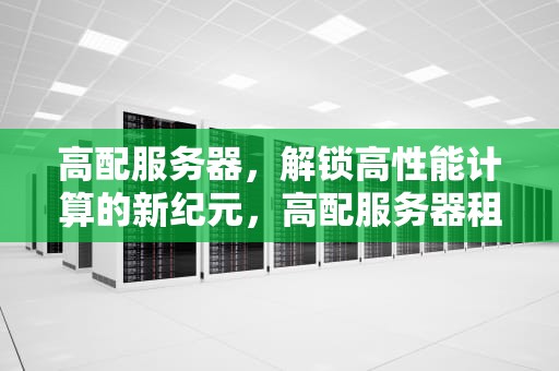 高配服务器，解锁高性能计算的新纪元，高配服务器租赁