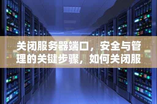 关闭服务器端口，安全与管理的关键步骤，如何关闭服务器端口