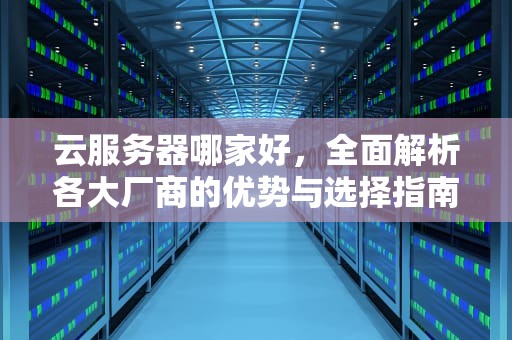云服务器哪家好，全面解析各大厂商的优势与选择指南，云服务器哪家好用又实惠