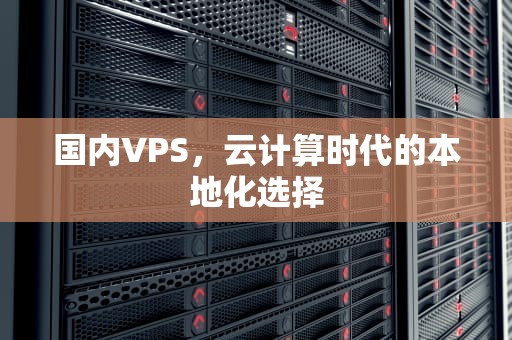 国内VPS，云计算时代的本地化选择