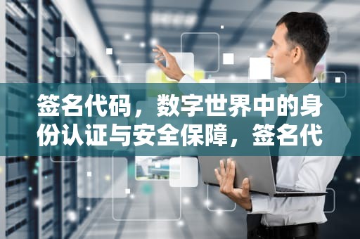 签名代码，数字世界中的身份认证与安全保障，签名代码是什么