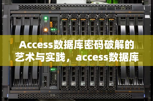Access数据库密码破解的艺术与实践，access数据库密码破解工具