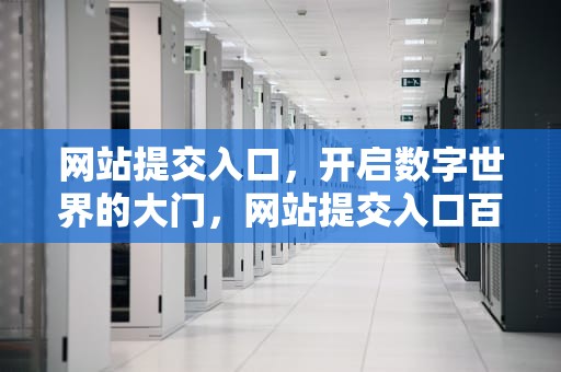 网站提交入口，开启数字世界的大门，网站提交入口百度