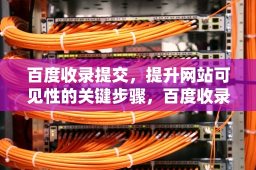 百度收录提交，提升网站可见性的关键步骤，百度收录提交入口网址