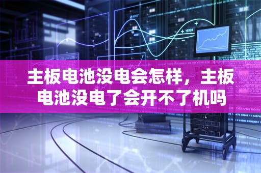 主板电池没电会怎样，主板电池没电了会开不了机吗