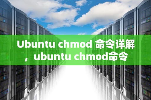 Ubuntu chmod 命令详解，ubuntu chmod命令